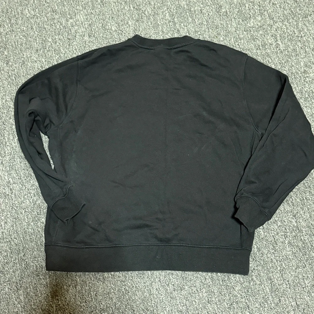 Nike Men's Classic Black Crewneck Sweater - Picture 3 of 3